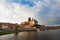 Cityscape of Meissen in Germany with the Albrechtsburg castle