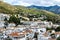 Cityscape of Mijas-charming white village in Andalusia, near Malaga, Spain