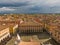 Cityscape of Modena, medieval town situated in Emi