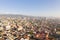 Cityscape in the morning. The streets and houses of the city of Cebu, Philippines, top view.