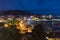 Cityscape by night from Cannes