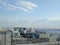 Cityscape of Odaiba city and Tokyo Bay background with blue sky