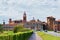 Cityscape of old city in Mantua