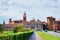 Cityscape of old city of Mantua