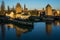 Cityscape of the old medieval town of Strasbourg