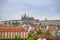 Cityscape of old Prague in summer, Czech Republic, Hradczany