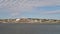 cityscape panorama of Alton in Illinois on a shore of the Mississippi River