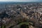 Cityscape. Panorama view of Granada old city from tower of Alhambra Palace. Granada, Spain.