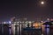 Cityscape of Pattaya beach at night