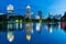 Cityscape picture of Bangkok in dusk time.