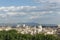 Cityscape of rome with monuments and domes