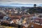 Cityscape of roofs of Breisach am Rhein Schwarzwald germany