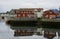 Cityscape of Rorbuer at Svolvaer Lofoten Norway