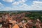 Cityscape from rothenburg town hall tower