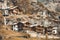 Cityscape Scenery View of Zermatt City, Switzerland. Swiss Village Culture and Architecture Along The Alpine. Beautiful Landscape