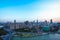 Cityscape of shanghai bund at dusk