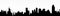 Cityscape silhouette-vector