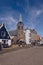 Cityscape of small town Oudeschild at Texel island