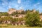 Cityscape of the spa town Castrocaro Terme, Italy