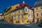 Cityscape - street of Banska Stiavnica, Slovakia