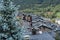 Cityscape in summer on El Tarter in Canillo, Andorra