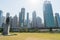 Cityscape from Sun Yat Sen Memorial Park in HongKong