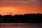 Cityscape Sunset Scene, Montevideo, Uruguay