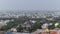 Cityscape of Tiruchirappalli and view of Our Lady of Lourdes Church, Trichy, Tamilnadu
