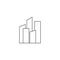 Cityscape tower logo and vector template