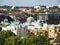 Cityscape of Uppsala as seen from Uppsala Castle