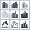 Cityscape vector icons