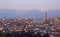 Cityscape of Vicenza, northern Italy