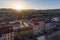 Cityscape view of Banska Bystrica town in the central Slovakia