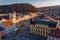 Cityscape view of Banska Bystrica town in the central Slovakia