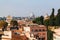 Cityscape view of central Rome taken from St Peter Basilica