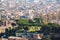 Cityscape view of central Rome taken from St Peter Basilica. Rom