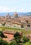 Cityscape view of Florence or Firenze city Italy - Basilica of Saint Mary of the Flower