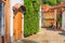 Cityscape - view of the narrow streets of the Novy Svet ancient quarter in the Hradcany historical district, Prague