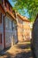 Cityscape - view of the narrow streets of the Novy Svet ancient quarter in the Hradcany historical district, Prague