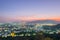 Cityscape view of Phuket town from Khao Rang hill viewpoint, Phuket, Thailand