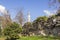 Cityscape view of the walls of the ancient Constantinople