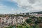 Cityscape viewed from The Kek Lok Si Temple is a Buddhist temple in Penang, and is one of the best known temples on the island.