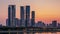 Cityscape of Yeouido skyscrapers in the business financial district taken