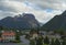 Cityscape of  Ã…ndalsnes at the end of Trollstigen Norway