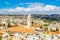 Cityspace of Jerusalem with church of the redeemer, Israel