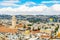 Cityspace of Jerusalem with dome of the rock and church of the redeemer, Israel