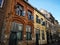 Cityview of Lille city, France. Old Town typical buildings of Lille.