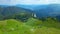 Ciucas peak - aerial view