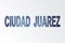 Ciudad Juarez lettering, Ciudad Juarez milky way letters, transparent background