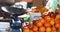 Ciudad Juarez Mexico market close fruit orange 4K